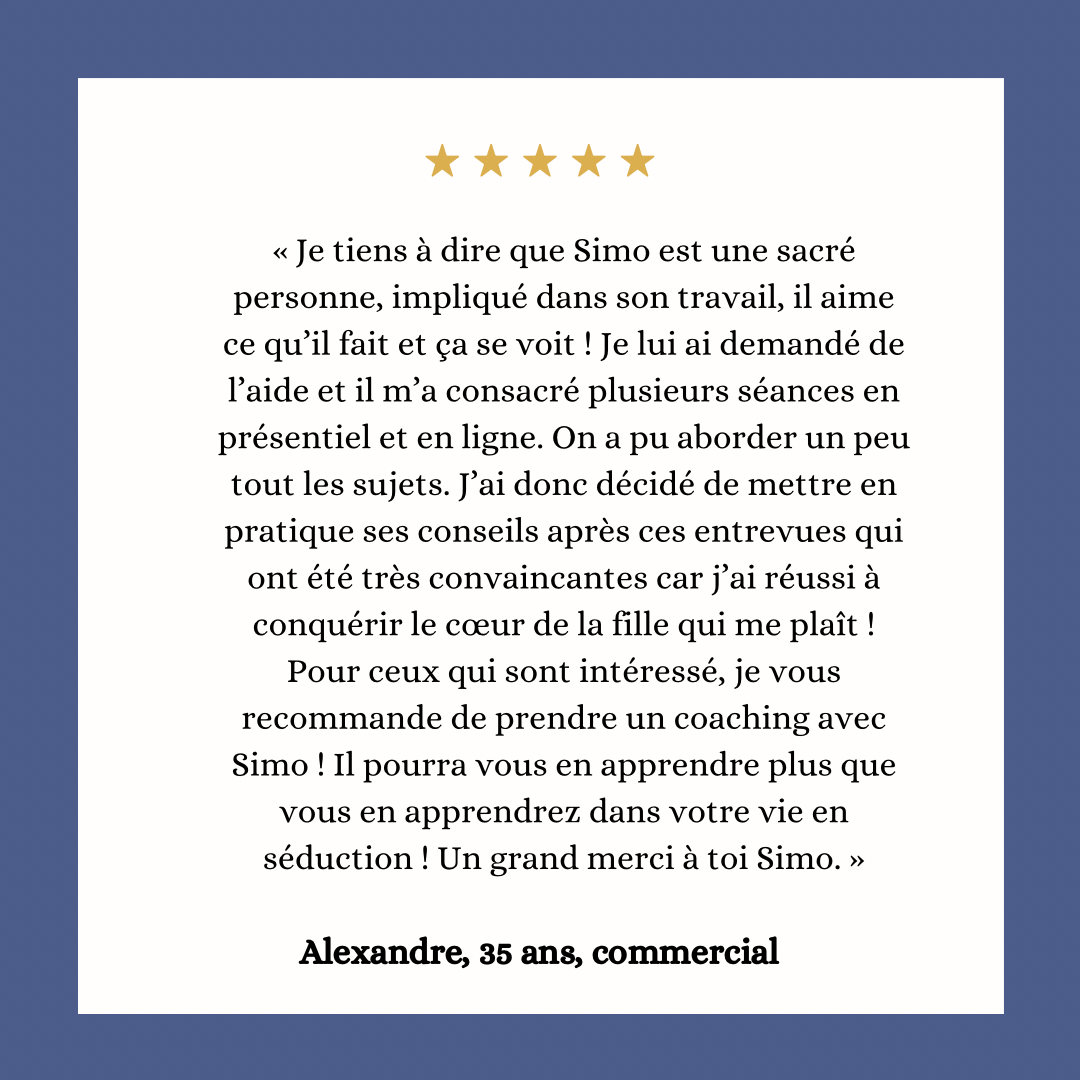 Témoignage Alexandre